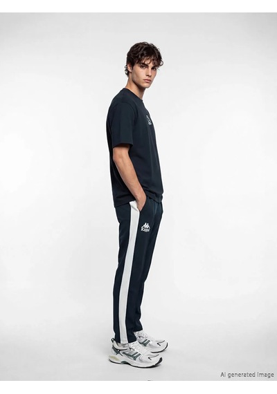 Lc Waikiki Lacivert Standart Kalıp Baskılı Unisex Eşofman Altı