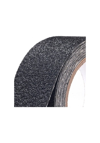 Merdiven Zemin Rampa İçin Yapışkanlı Kaydırmaz Bant Siyah 2.5 CM x 10 M - 9017895497212