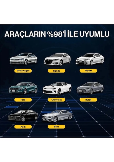 Kablosuz Carplay & Android Auto Adaptörü - Apple Ve Android Cihazlar İçin Evrensel Wireless Carplay Çevirici