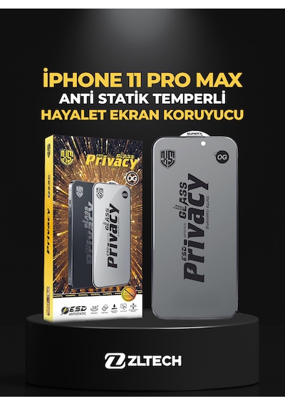 OG GLASS ESD Anti Statik Hayalet Apple Uyumlu iPhone 11 Pro Max Ekran Koruyucu