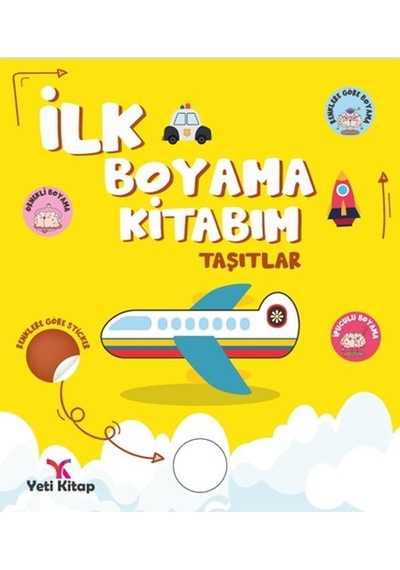 İlk Boyama Kitabım Taşıtlar - Yqbx-633121