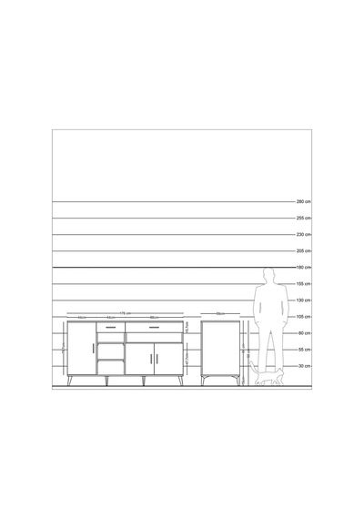 Kronos Konsol 5 Raflı 2 Çekmeceli 3 Kapaklı 176x59x99 Antrasit-aytaşı/antrasit Aytası/antrasıt - Antrasıt Kronos Konsol 5 Raflı 2 Çekmeceli 3 Kapaklı 176x59x99 Antrasit-aytaşı/antrasit Aytası/antrasıt - Antrasıt