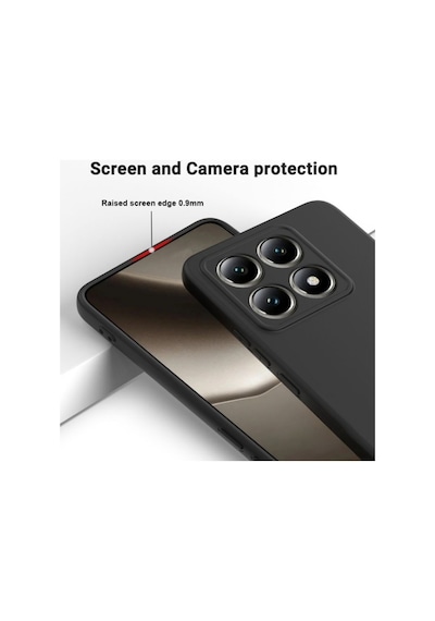 Xiaomi 15t Uyumlu Silikon Kılıf - Kamera Korumalı Esnek Pastel Renk Kapak - Mavi Mavi