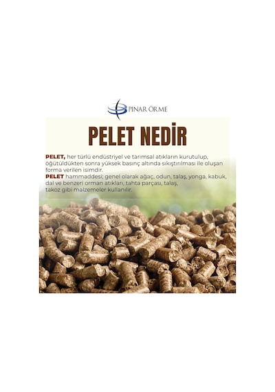 Kedi Kumu 20kg %100 Çam Peleti 6mm Odun Peleti 20kg Çuval