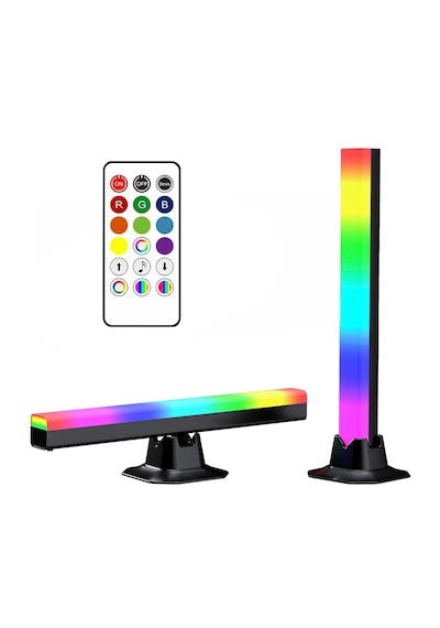 Orbus Rgb Led Işık Çubuğu - Ses Sensörlü, Uzaktan Kumandalı, Usb