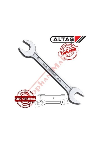 Altaş 13/16 X 7/8 Mm İki Ağız Anahtar