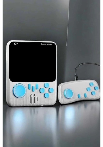 Mey İthalat Mini Atari El Atarisi 3.5 İnç Ekran Çift Konsol 666 Adet Retro Oyun Gameboy El Atarisi