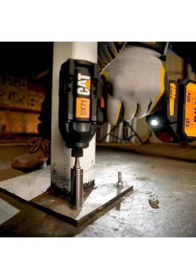Cat Dx12k.2 18volt/4.0ah Li-ion Çift Akülü Kömürsüz Profesyonel Şarjlı Darbeli Matkap + Dx71.2 Kömür