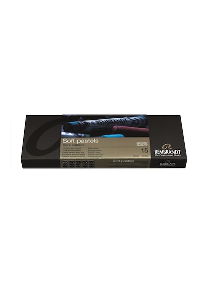 Rembrandt Soft Pastel Boya 15'Li Dark Colours Tam  Boy