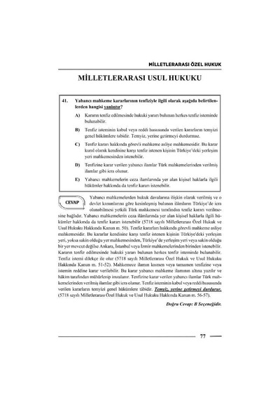 Hakimlik Milletlerarası Kamu Hukuku Ve Özel Hukuk Soru Bankası 22. Baskı Monopol Yayınları