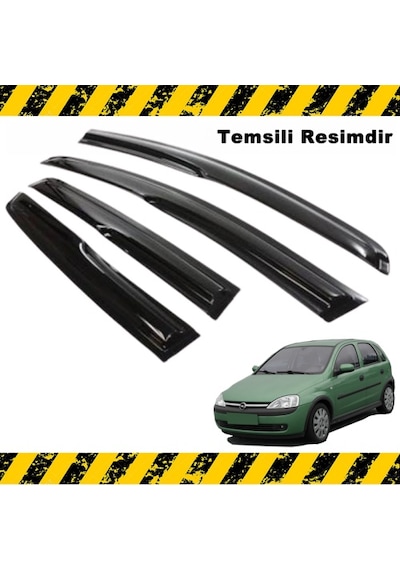 Opel Corsa C Mügen Cam Rüzgarlığı 2000-2006 Arası 4 Lü Set N11.32679