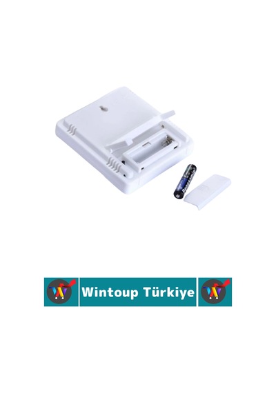 Premium Ev Ofis Çocuk Bebek Odası Isı Kontrol Pilli Açılır Klipsli Şık Dijital Termometre Nem Ölçer