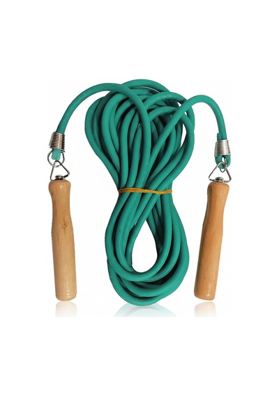 7 Metre Deri Ayarlanabilir Atlama İpi - Fitness - Crossfit- Rope - Sağlık - Egzersiz - Spor