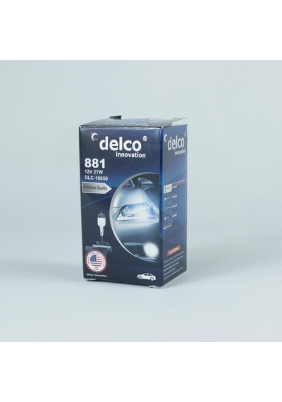 Delco U.s.a H27 881 Sis Farı Ampulü 12 Volt 27w Eğri Soket 10 Adet