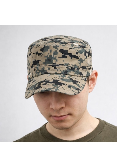 Valkyrie Dijital Kamuflaj Şapka Ayarlanabilir Unisex Askeri Kep Outdoor Kamp Balıkçı Şapkası A Kamuflaj