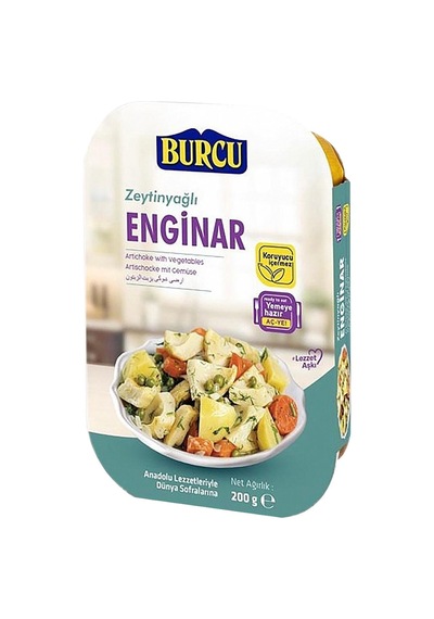 Burcu Zeytinyağlı Enginar 200 Gr X 4 Adet