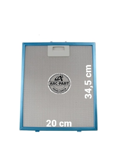 Bosch Uyumlu Dwk065g60t Davlumbaz Alüminyum Filtre - 20x34,5 Cm