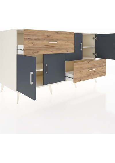 Kronos Konsol 3 Raflı 2 Çekmeceli 4 Kapaklı 176x59x99 Aytaşı-antr Aytaşı-antrasit/çam Kronos Konsol 3 Raflı 2 Çekmeceli 4 Kapaklı 176x59x99 Aytaşı-antr Aytaşı-antrasit/çam