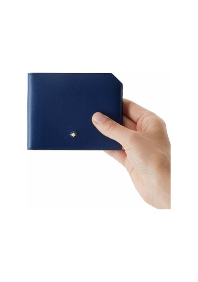 Mont Blanc Montblanc Meisterstück Selection Soft Cüzdan 6 Cc 130059 Mavi