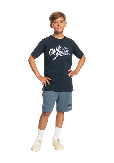 Quiksilver Signature Move Erkek Çocuk Tişört Lacivert