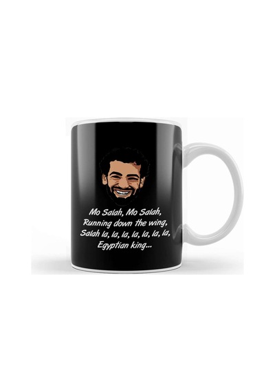 Mo Salah Running Down The Wing Football Chant Kupa Bardak Porselen Karışık