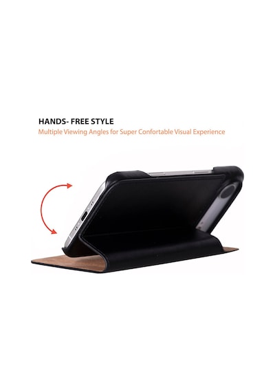 Bloomcase Sonat Obsidian Black Hakiki Deri Apple Uyumlu iPhone 17 Air 6.5" Folio Kılıfı Siyah