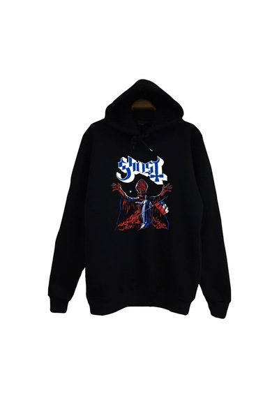 Erkek Çocuk Ghost Baskılı Sweatshirt Siyah