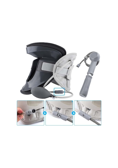 Elzey Boyun Çektirme Boyun Ağrısı Ve Omurga Basıncının Giderilmesi İçin Hava Yastığı Destekli Taşınabilir Ayarlanabilir Ergonomik Boyun Sedyesi Renk : B Elzey Boyun Çektirme Boyun Ağrısı Ve Omurga Basıncının Giderilmesi İçin Hava Yastığı Destekli Taşınabilir Ayarlanabilir Ergonomik Boyun Sedyesi Renk : B