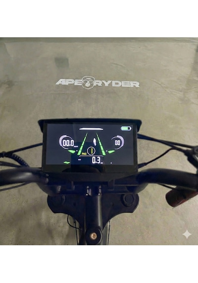 Ape Ryder Genon Ultra 750w Elektrikli Bisiklet Ayna Çanta Ve El Gazıi Siyah