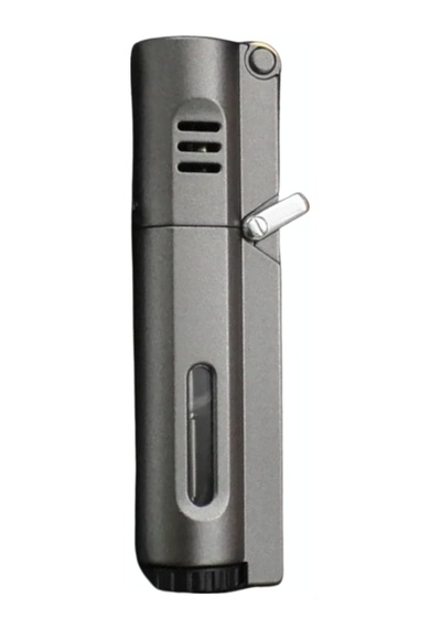 Premiumquality Gunmetal 3 Torch Pürmüz Metal Puro Çakmağı