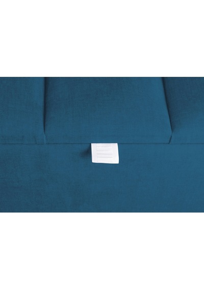 Vetra Mini Royal Mavi Kumaş Sandıklı Dekoratif Puf&bench-dilimli Model-gümüş Ayak-modern Puf