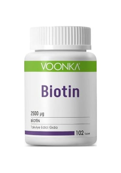 Voonka Biotin 2500 Mg 102 Tablet