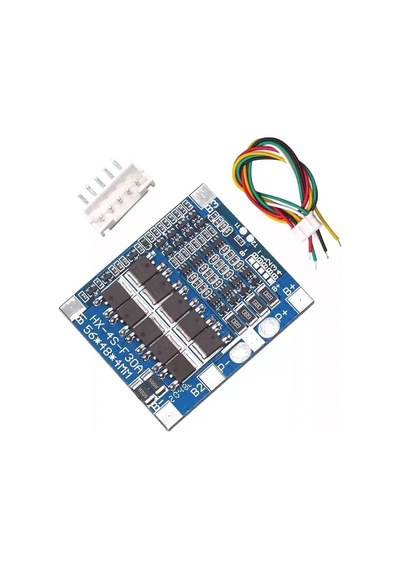 Hx-4s-f30a Mavi 4s 30a 12.8v 14.6v Lifepo4 Bms Pil Koruma Devresi