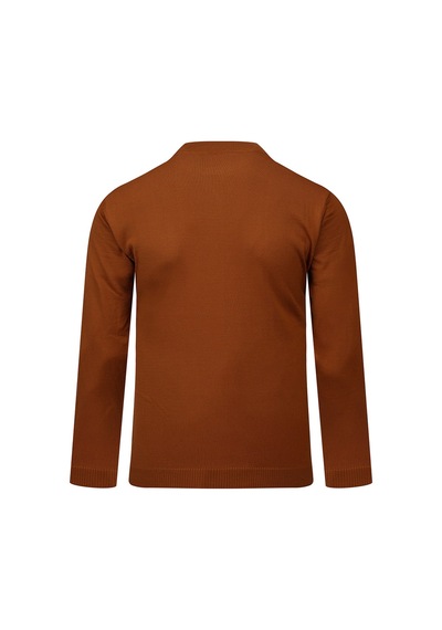 Hatemoğlu Hardal Regular Fit Yarım Balıkçı Yaka Yünlü Kazak 2977649 Hardal