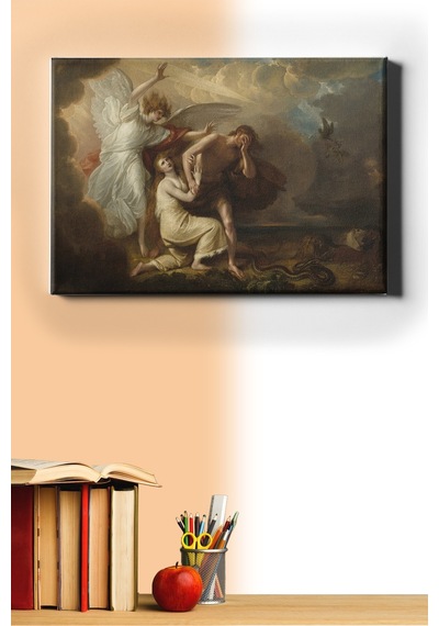 Webstyle Sayılarla Boyama Seti Kasnaklı Adem Ve Havva 50 X 65 Cm