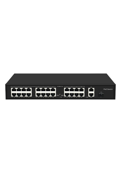 Scsı SC242SFPAF 24 Port PoE 2 Port Uplink 1 Port SFP Port Switch