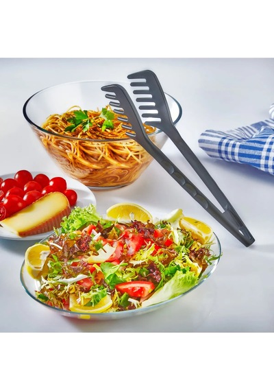 Makarna Salata Maşası. Plastik Siyah