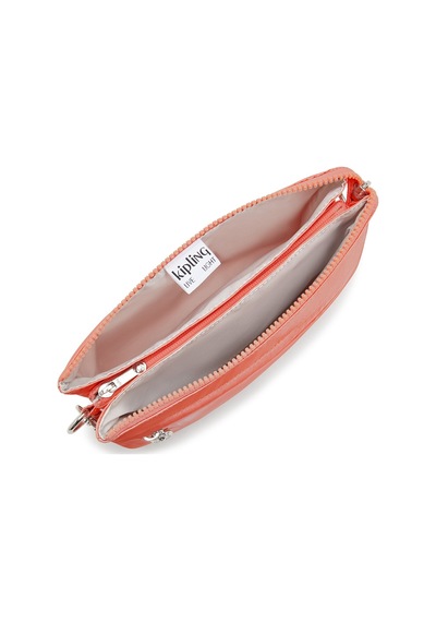 Kıplıng Riri Küçük Boy Omuz Çantası Çıkarılabilir Askılı Pembe Peach Glam Pembe