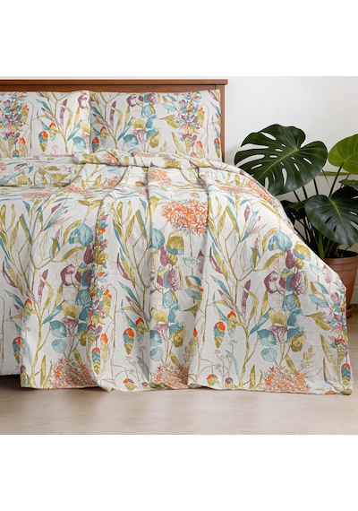 Aryıldız Home Agatha Tek Kişilik %100 Pamuk Pike 150x220 Cm Renkli