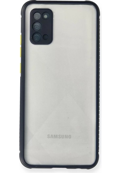 Newface Samsung Galaxy A02s Kılıf Miami Şeffaf Silikon - Lacivert