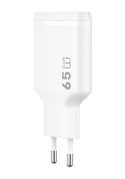Wiwu Wi-g035 Essen Slim Serisi Gan Tech Pd Hızlı Şarj Özellikli Şarj Başlığı 65w Beyaz