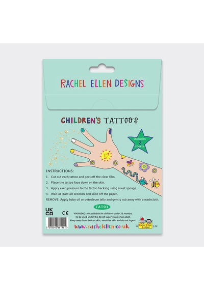 Rachel Ellen - Love Our Planet Çocuk Geçici Dövmeler