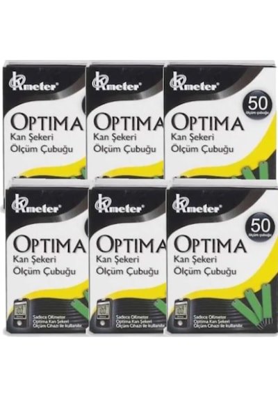 Optima Şeker Ölçüm Stribi 6 x 50'li
