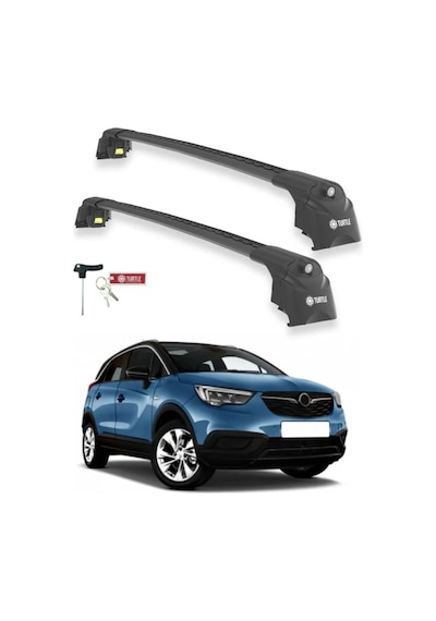Turtle Opel Crossland X 2017-2020 Ara Atkı Air2 Siyah