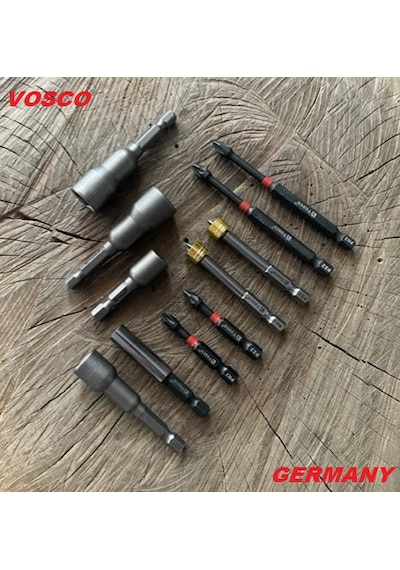 Vsc Ph2 Yıldız Bits Uç Seti Bits Uzatma Pz2 Yıldız Sıkma Ucu Cobalt Set 11pcs Matkap Ucu