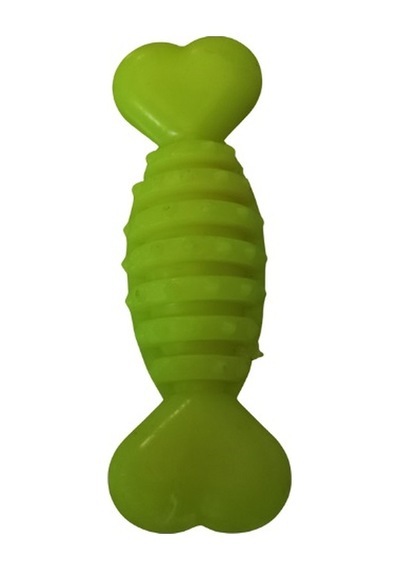 Plastik Halter Dikenli Kemik Büyük 20 Cm Sarı