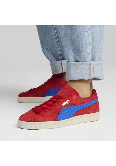 Puma Suede One Piece Erkek Sneaker-kırmızı Kırmızı