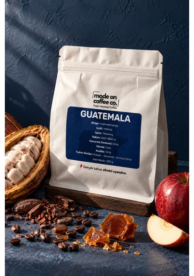 Guatemala Huehuetenango Filtre Ve Espresso Kahve 200 Gr %100 Arabica Yıkanmış