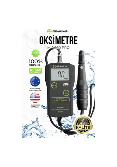 Milwaukee Mw600 Çözünmüş Oksijen Metre Do Ölçüm Cihazı