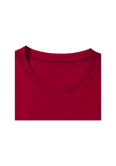 Medinenur Rome Italy Desen Baskılı Basic T-shirt Kırmızı
